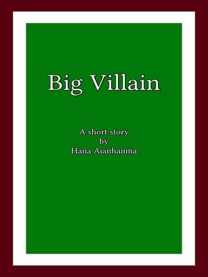 cover image of Big Villain